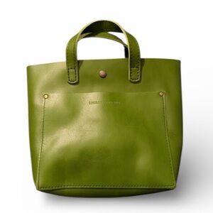 PORTLAND LEATHER Classic Mini Crossbody Green Apple